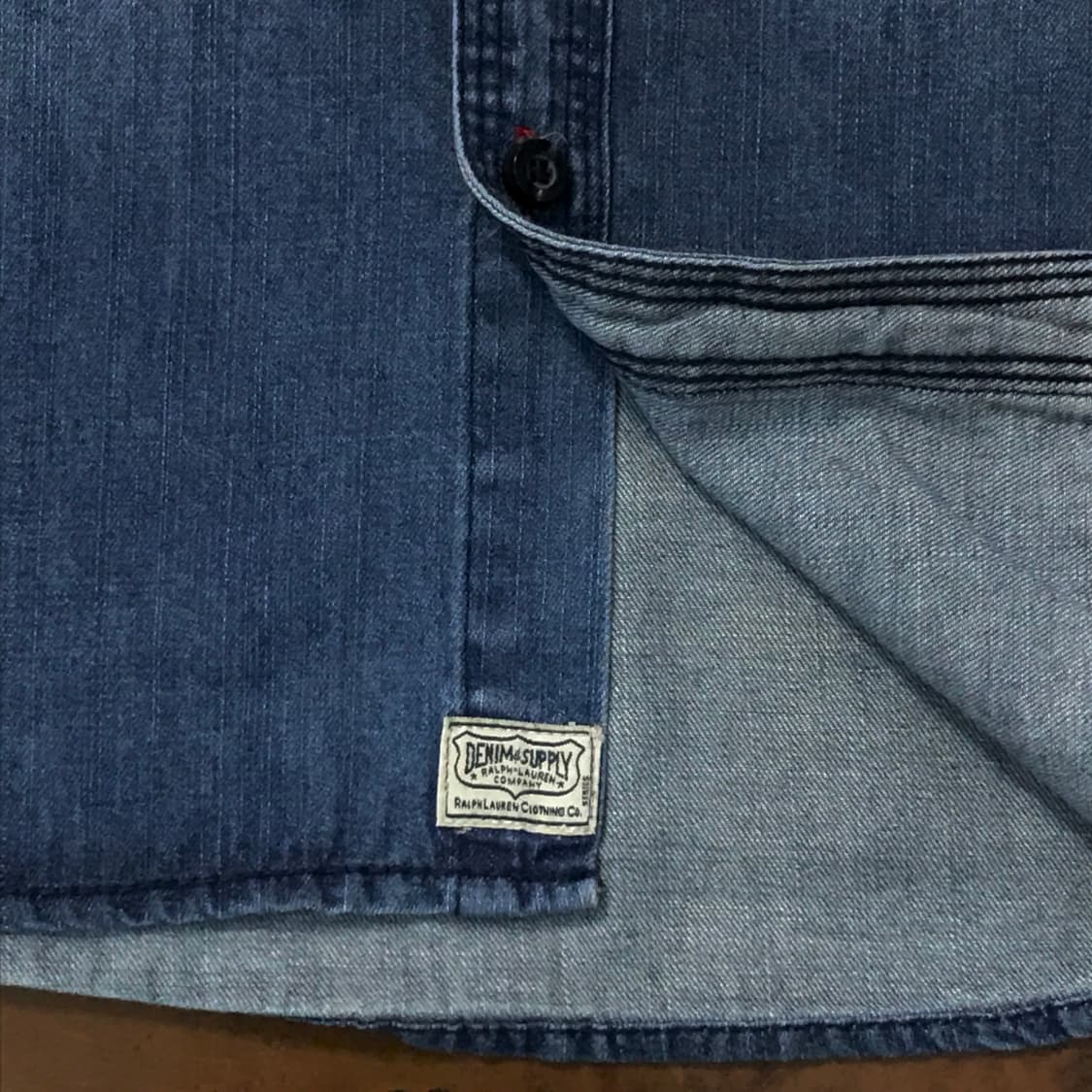 폴로 데님앤서플라이 중청 데님 웨스턴셔츠 남성 102 105 여성 프리 상품이미지5