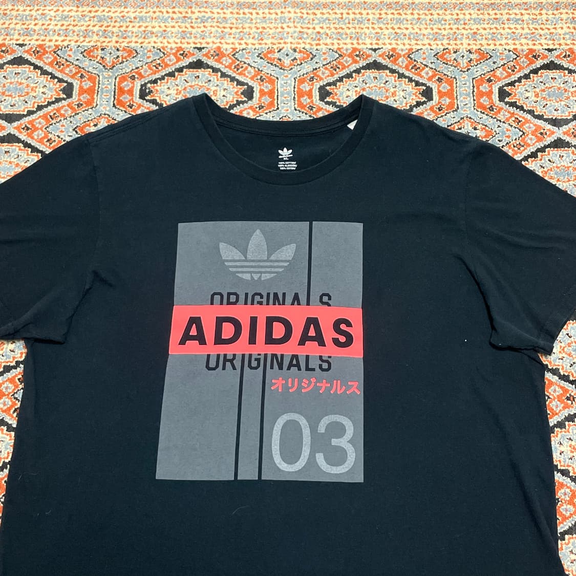 아디다스 오리지날 블랙 반팔티셔츠 남성XL 상품이미지2