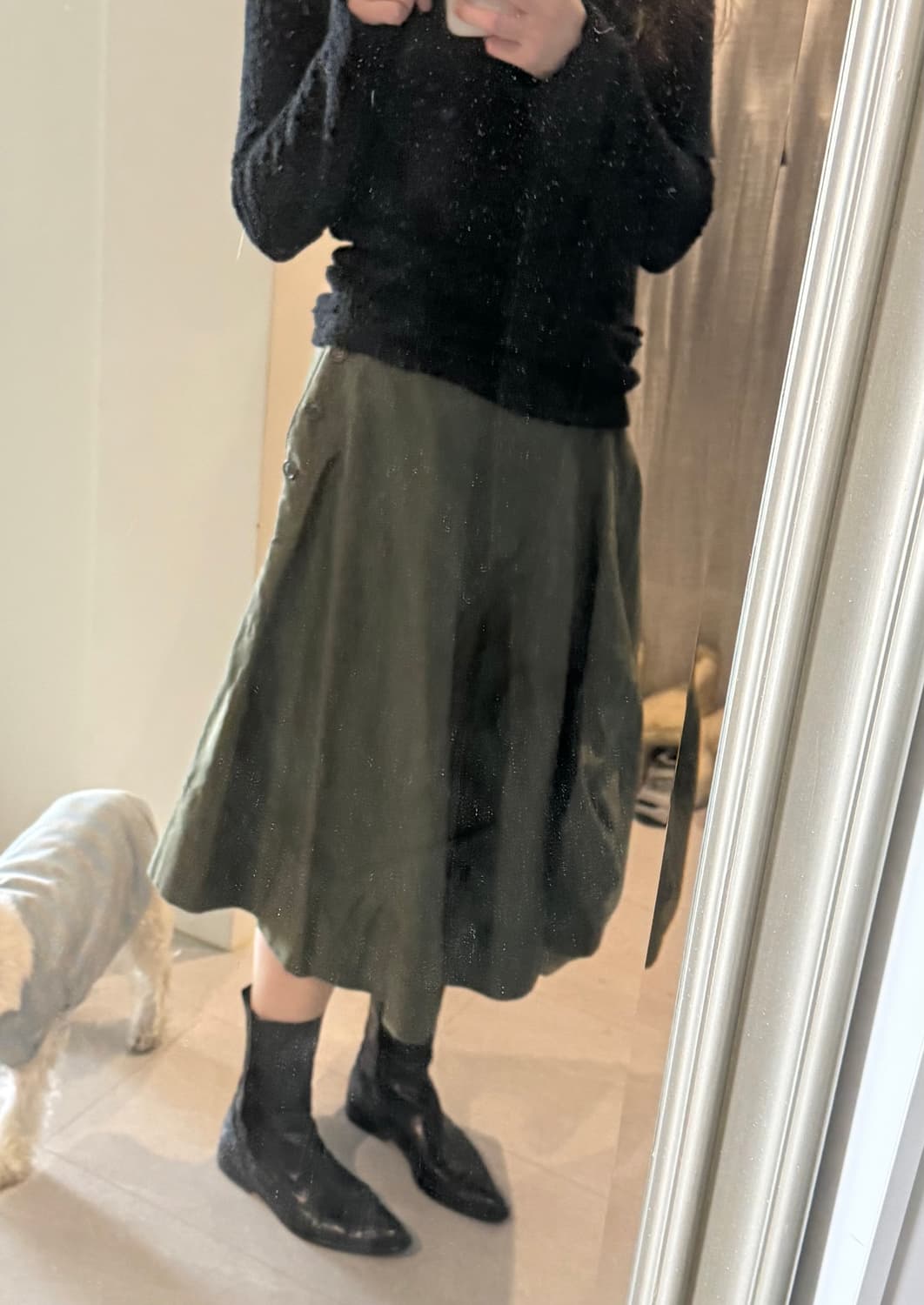 꼼데가르송 비대칭 스커트 상품이미지3