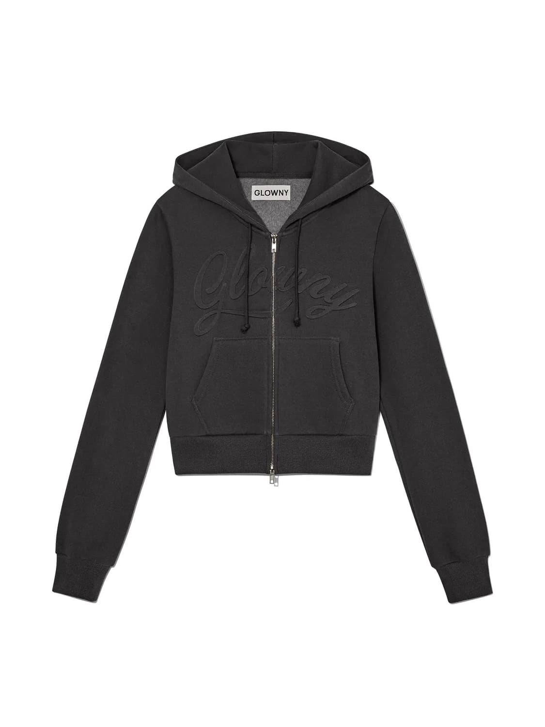 글로니 JORDAN PIGMENT CROP HOODIE, CHARCOAL 상품이미지1