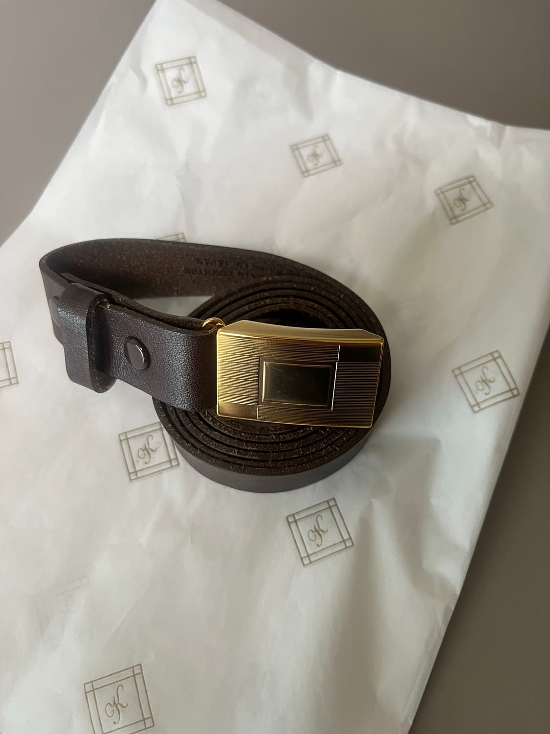 타이가 타카하시 히콕 벨트 브라운 상품이미지1