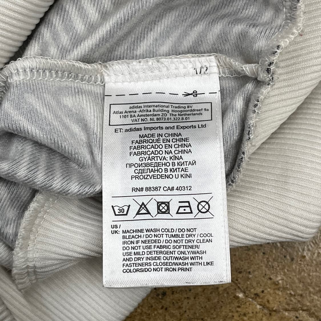 [정품/S] 아디다스 블랙 화이트 패턴 트랙탑 져지 b8 상품이미지6