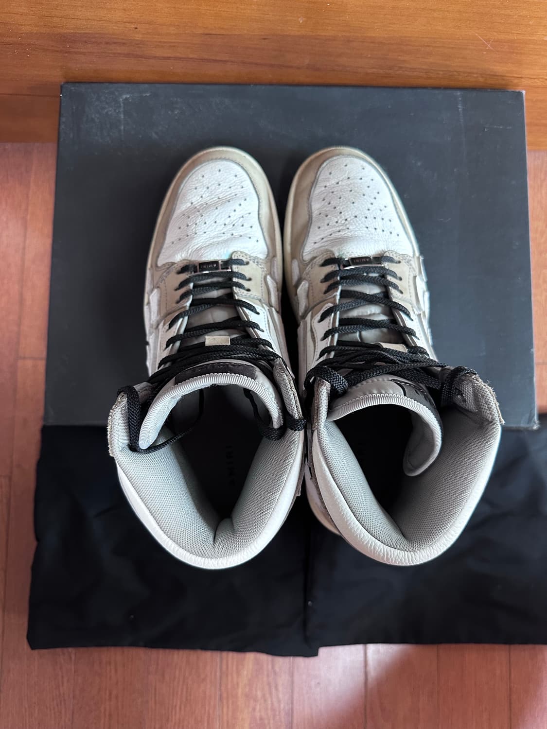 [44] AMIRI 스켈레톤 하이탑 스니커즈 상품이미지4