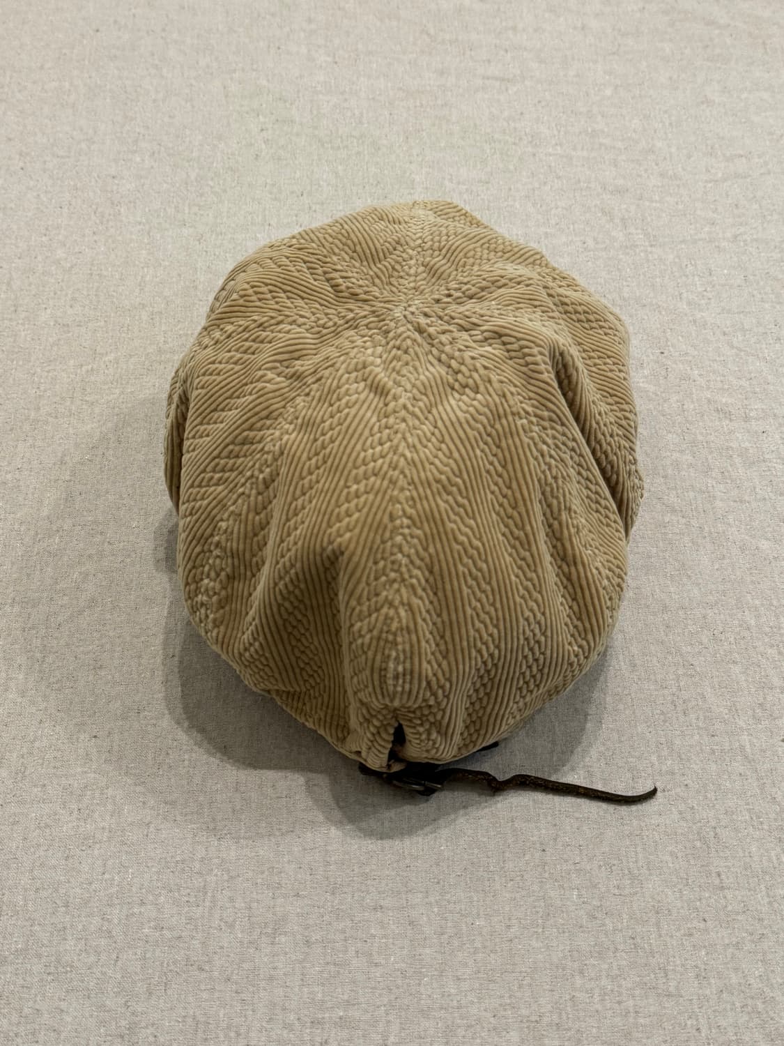 캐피탈 코듀로이 베이지 베레모 캡 상품이미지4