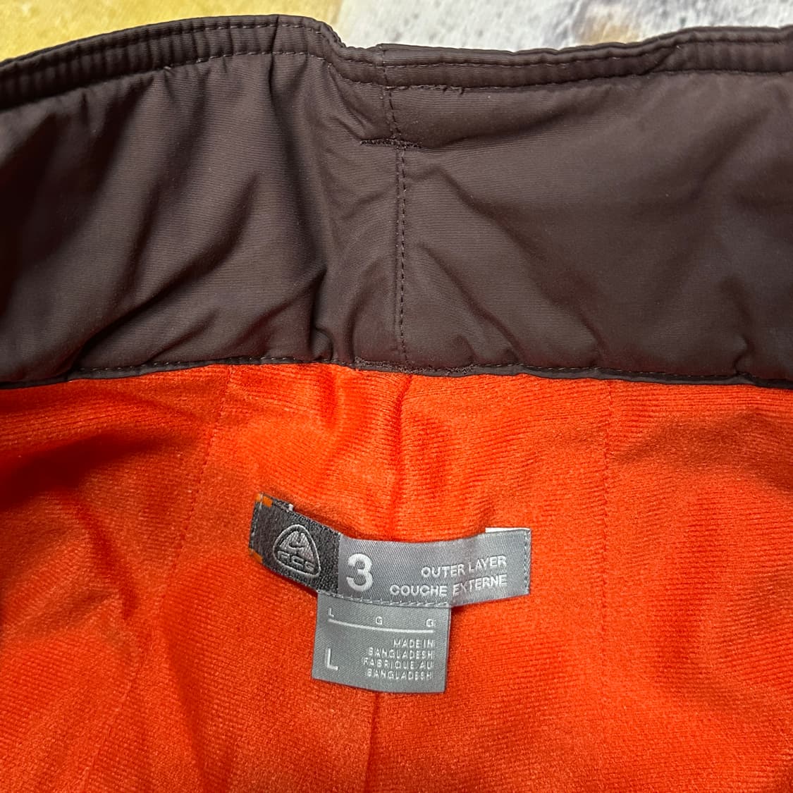 나이키 acg 브라운 보드 스키바지 L 상품이미지4