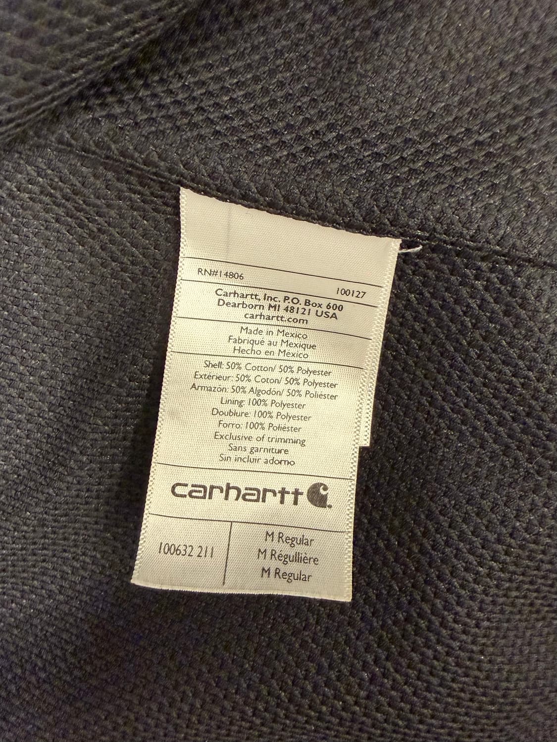 [M]칼하트 된장 써멀 후드집업 상품이미지8