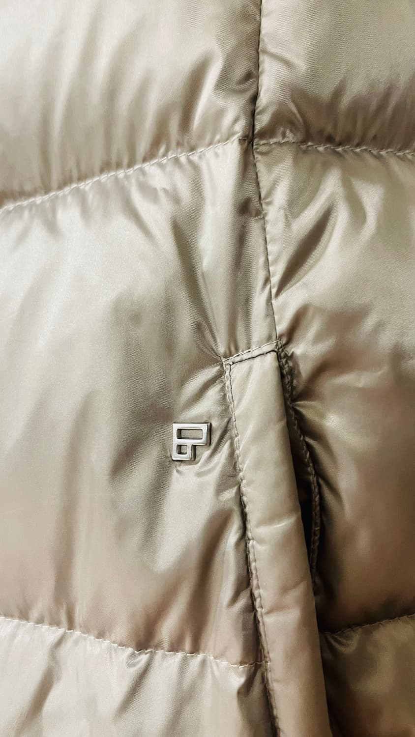 빈폴 여성 롱 구스 다운 경량 패딩 후드 조끼 55-66 솜털 90% 상품이미지4