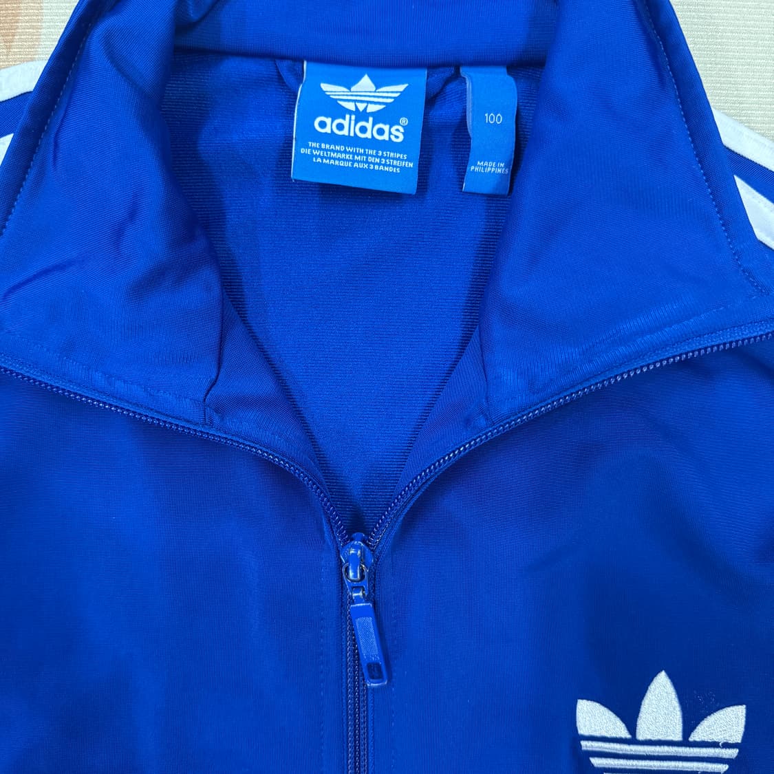 (L)10s아디다스 Adidas 구 파이어버드 트랙탑 져지(블루,파흰) 상품이미지2
