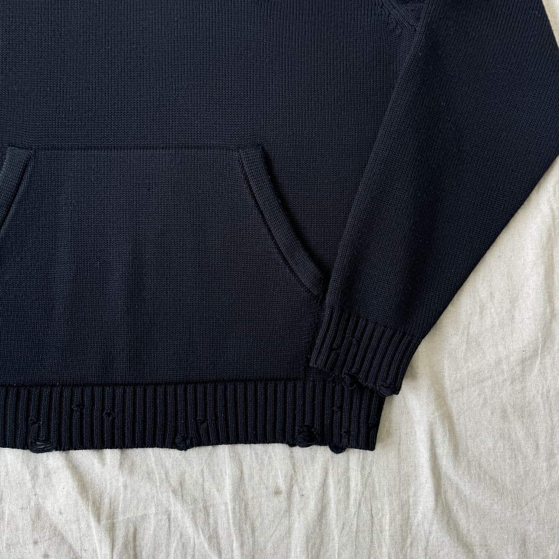 조던x아 마 마니에르 데미지 니트 후드 M(105) 상품이미지3