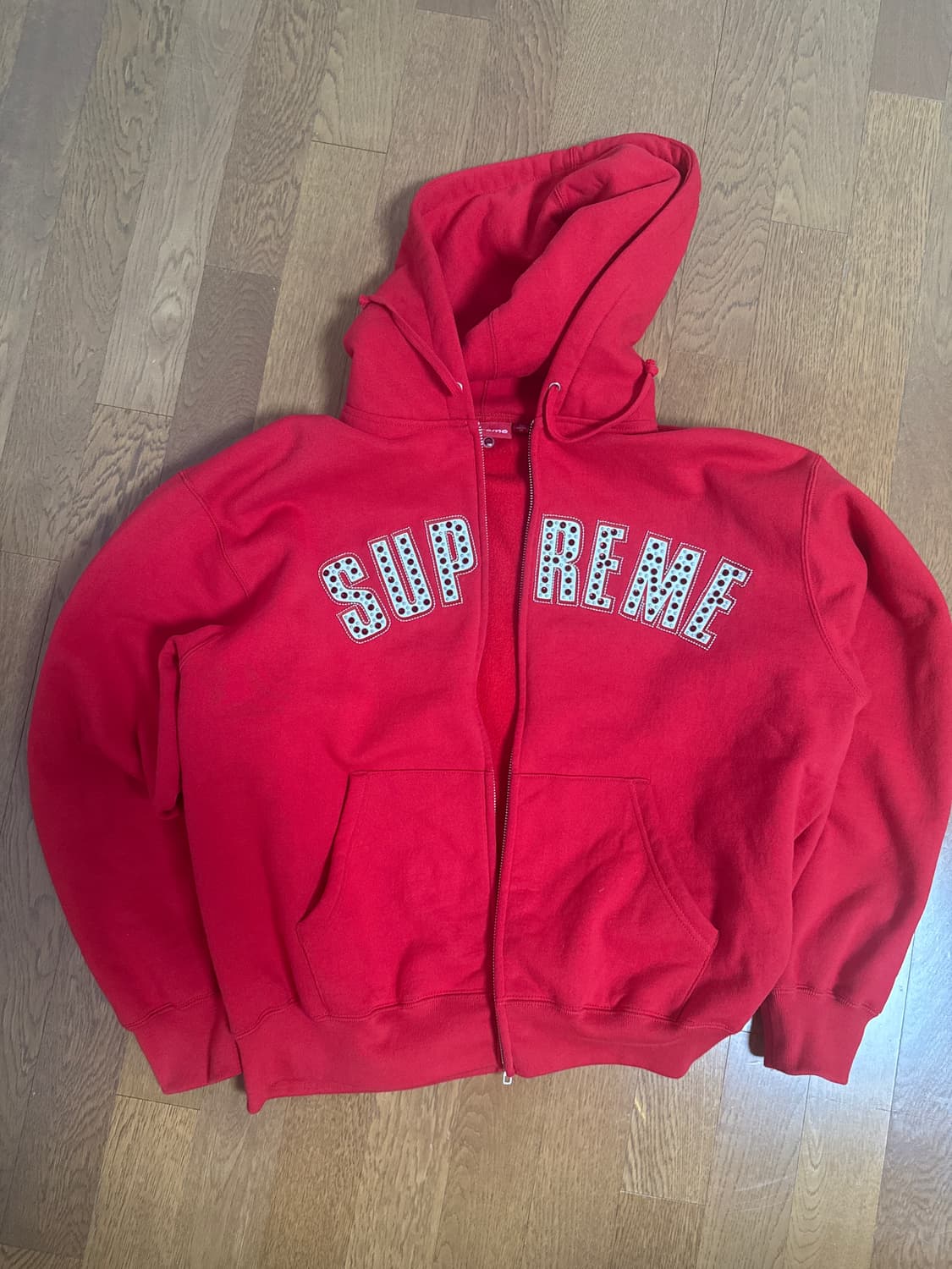 슈프림 후드집업 비비 사이먼 스웨트셔츠 레드 - 25SS Sup 상품이미지3