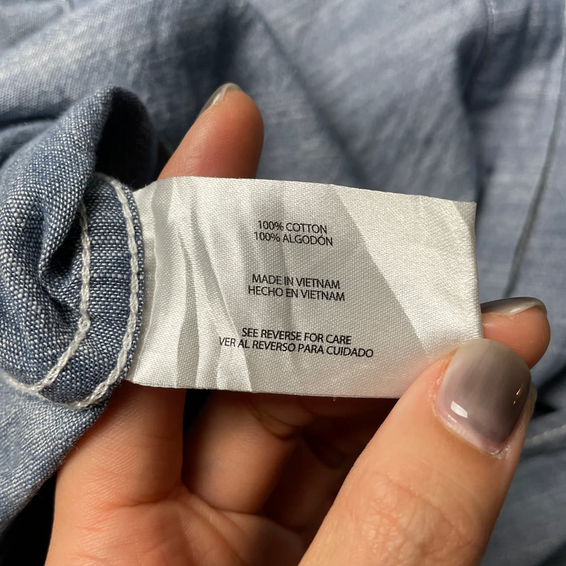 WOOLRICH 울리치 빈티지 코튼 데님 반팔 셔츠 A00767 상품이미지10