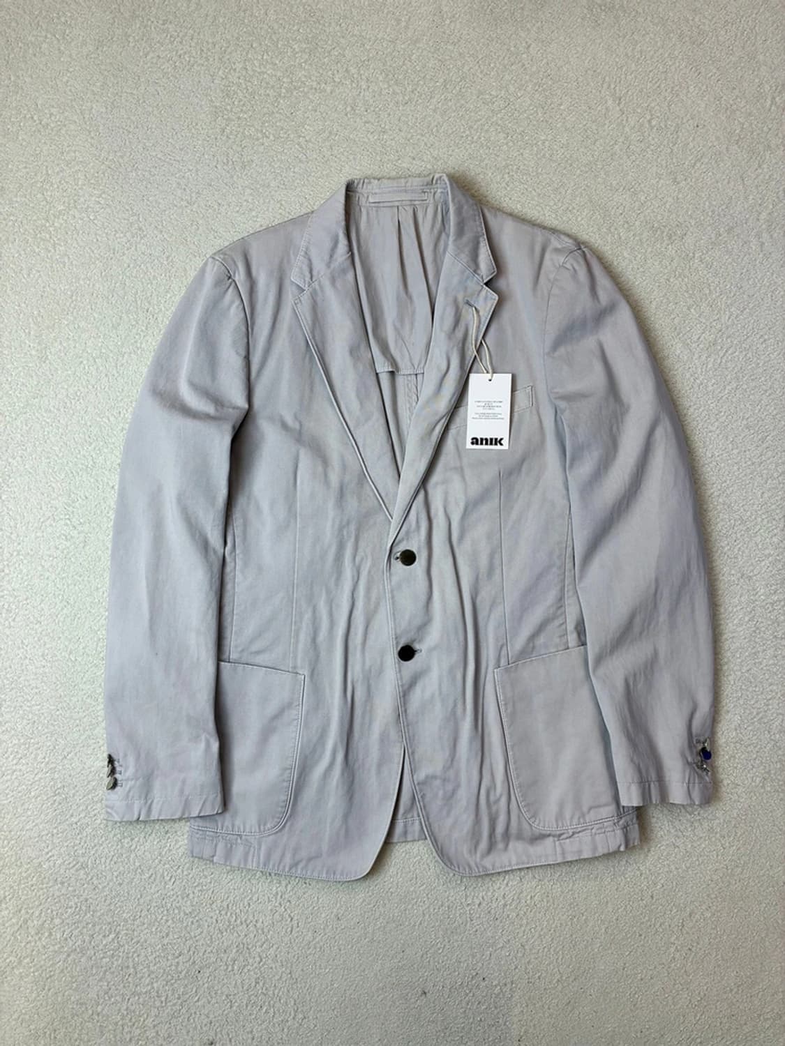 프라다 PRADA 올드머니룩 코튼 블레이저 자켓 PN6210 상품이미지1