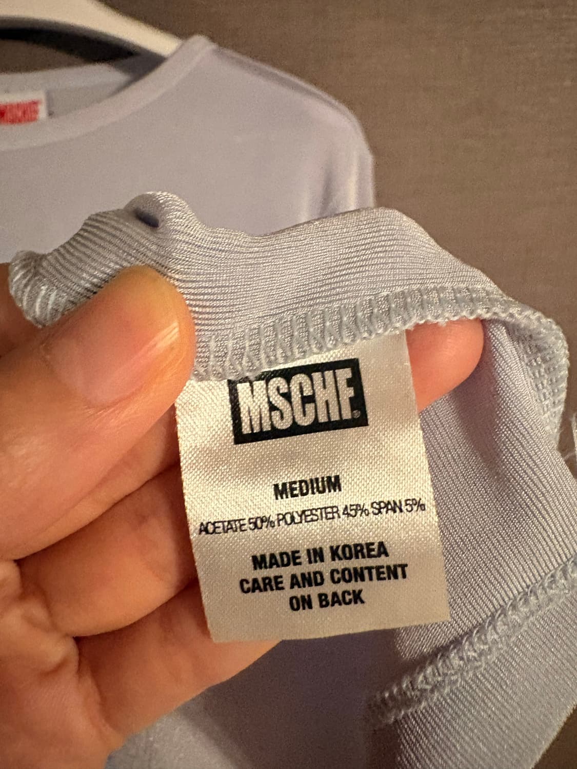 미스치프 MSCHF 긴팔티 M 라벤더 상품이미지5