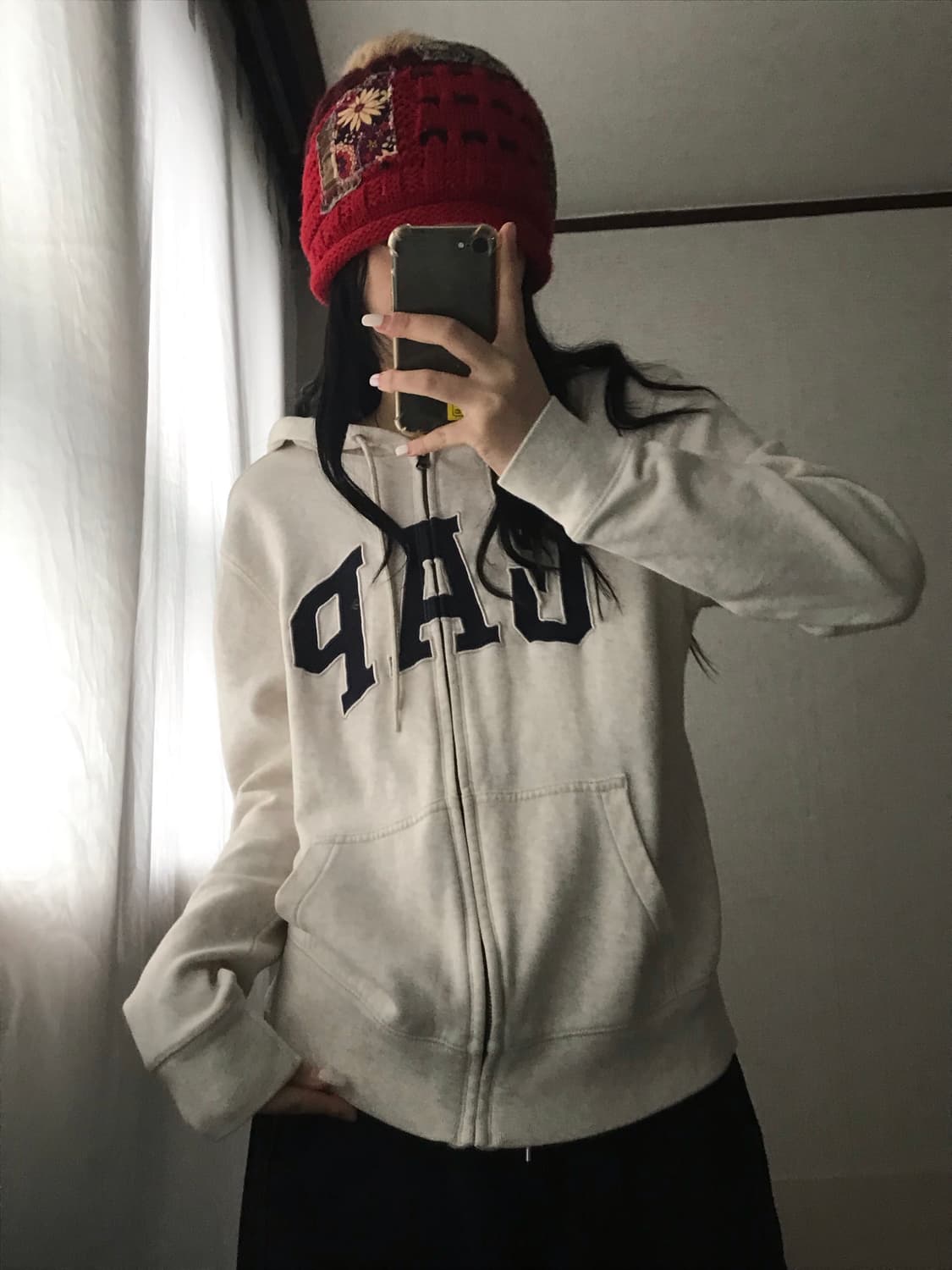 갭 오트밀 후드집업 상품이미지6