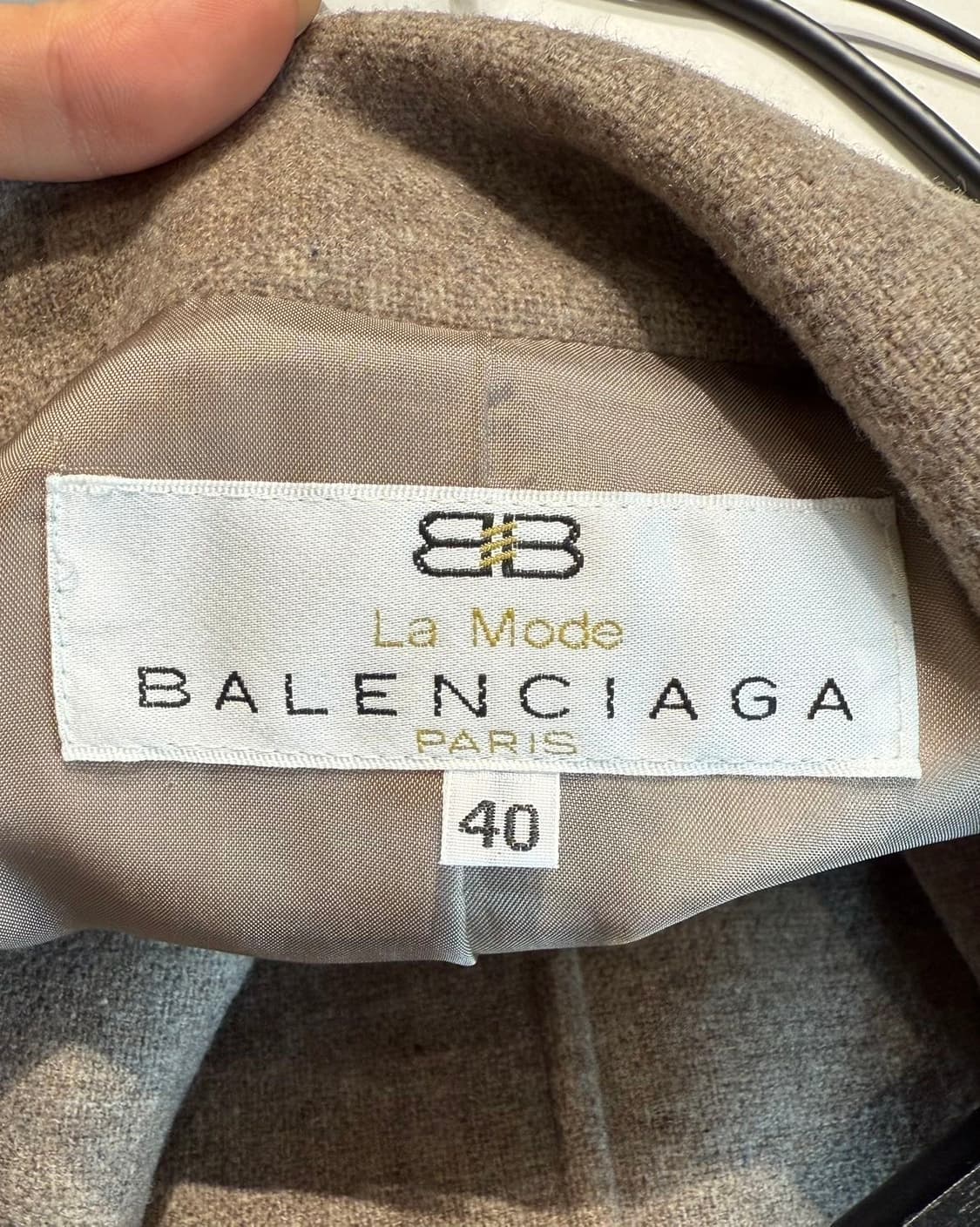 발렌시아가 브라운 울 블레이저 셋업 상품이미지8