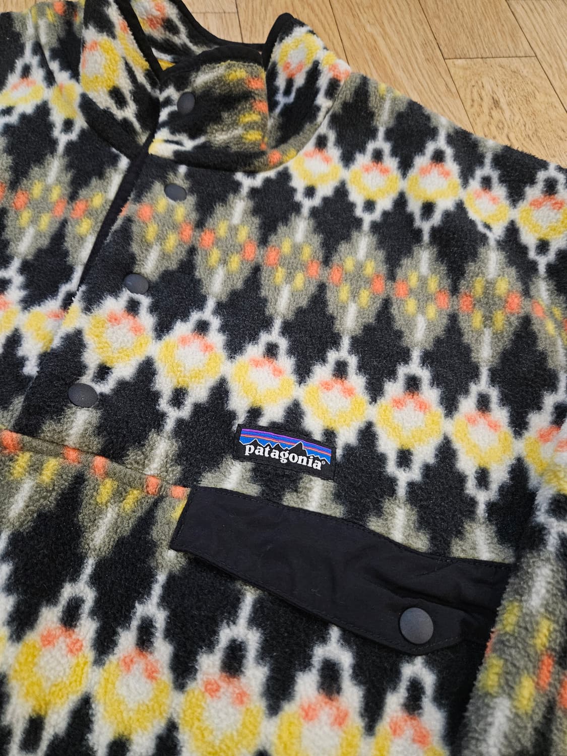 파타고니아 신칠라 헤비웨이트 아즈텍 패턴 아노락 집업 플리스 후리스 상품이미지2