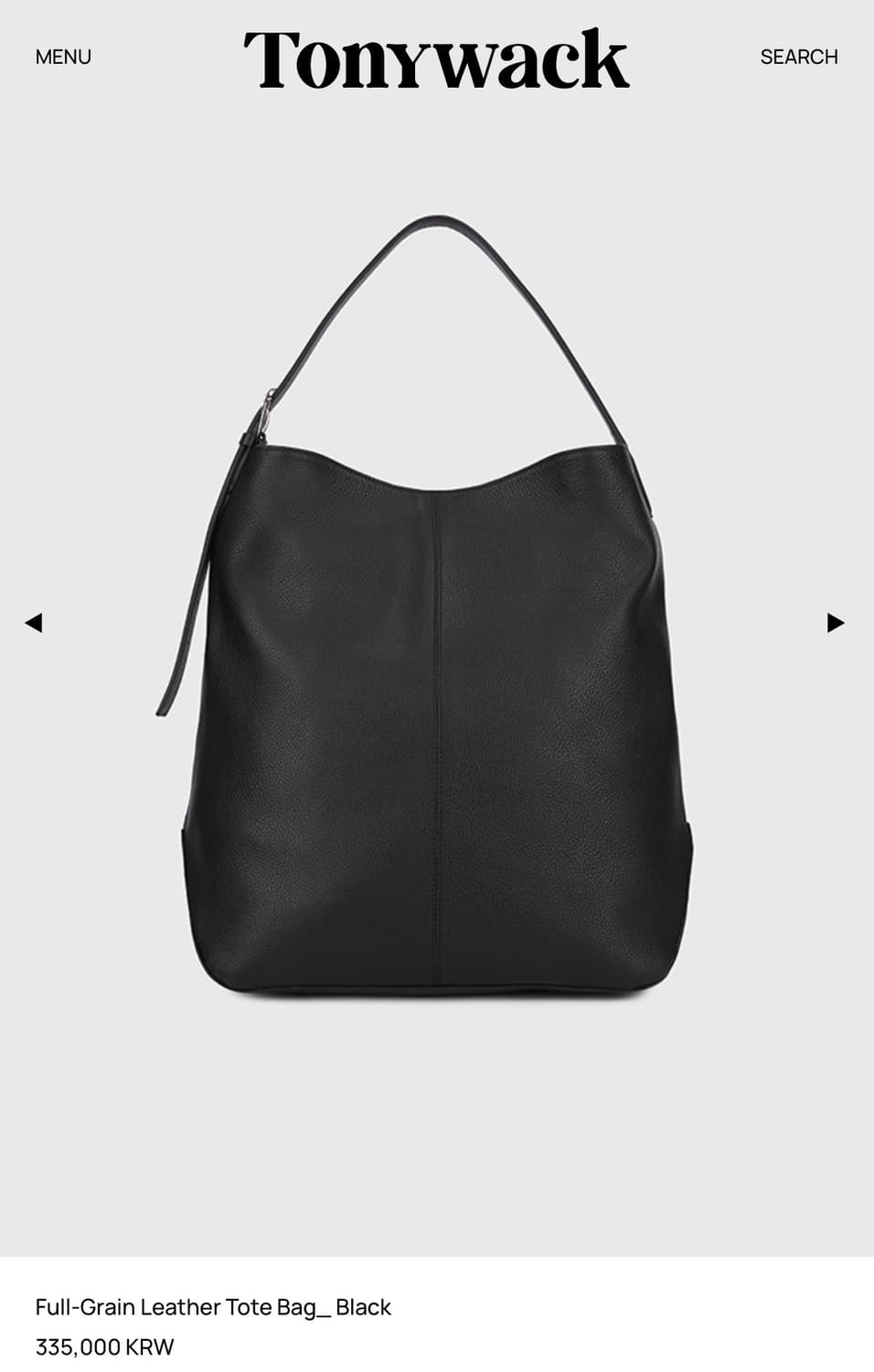 토니웩 풀그레인 토트백 상품이미지1