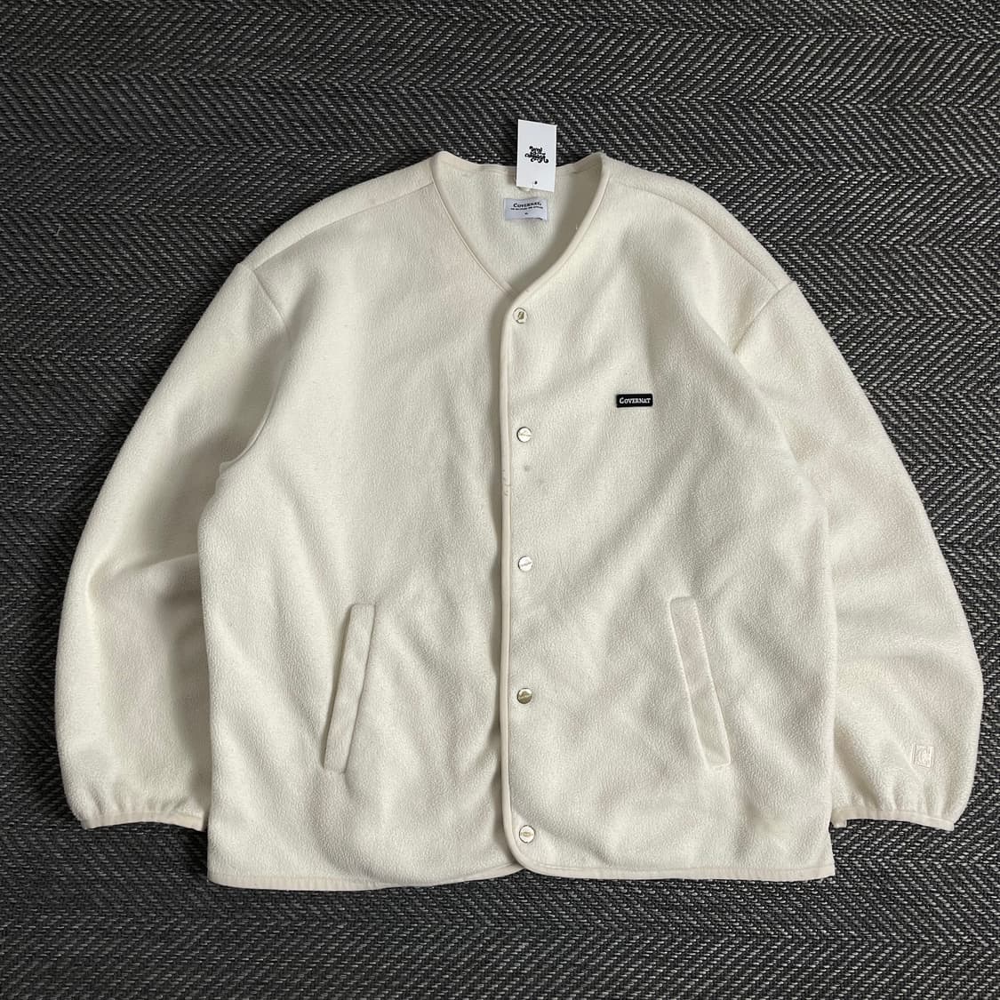 커버낫 미니멀 후리스 가디건o 3178 상품이미지1