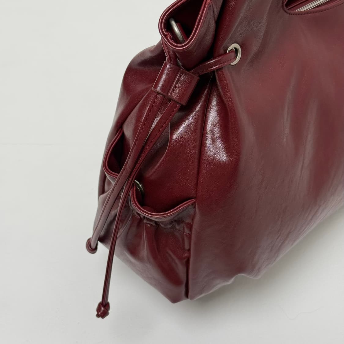 (새상품) 스탠드오일 브리지백 숄더백 레드와인 상품이미지4