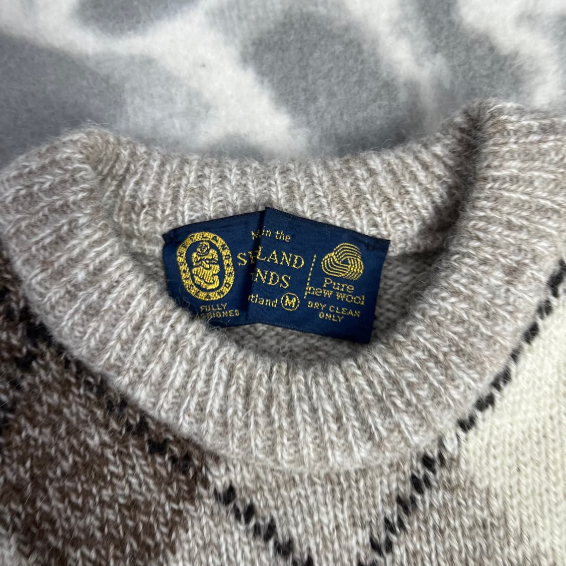 [Shetland Islands] 스코틀랜드 아가일 니트 상품이미지4