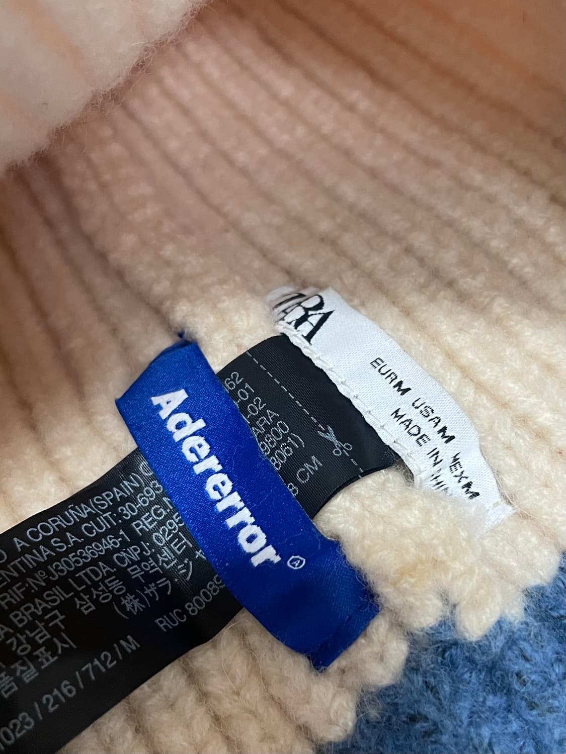 최저가 택포) 자라 X 아더에러 (자더에러) 니트 비니 모자 상품이미지2