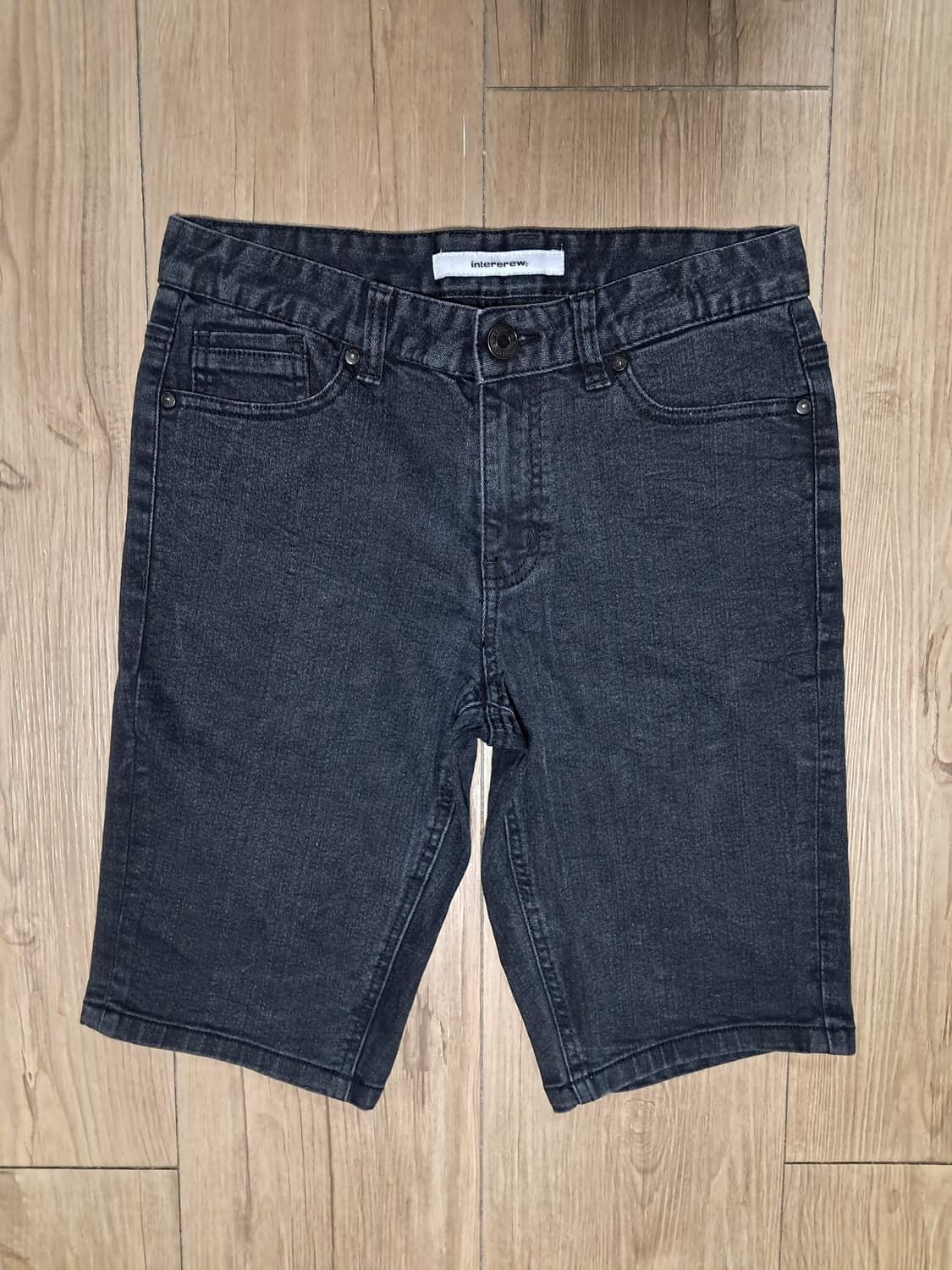 인터크루 블랙 데님 반바지 70 상품이미지1