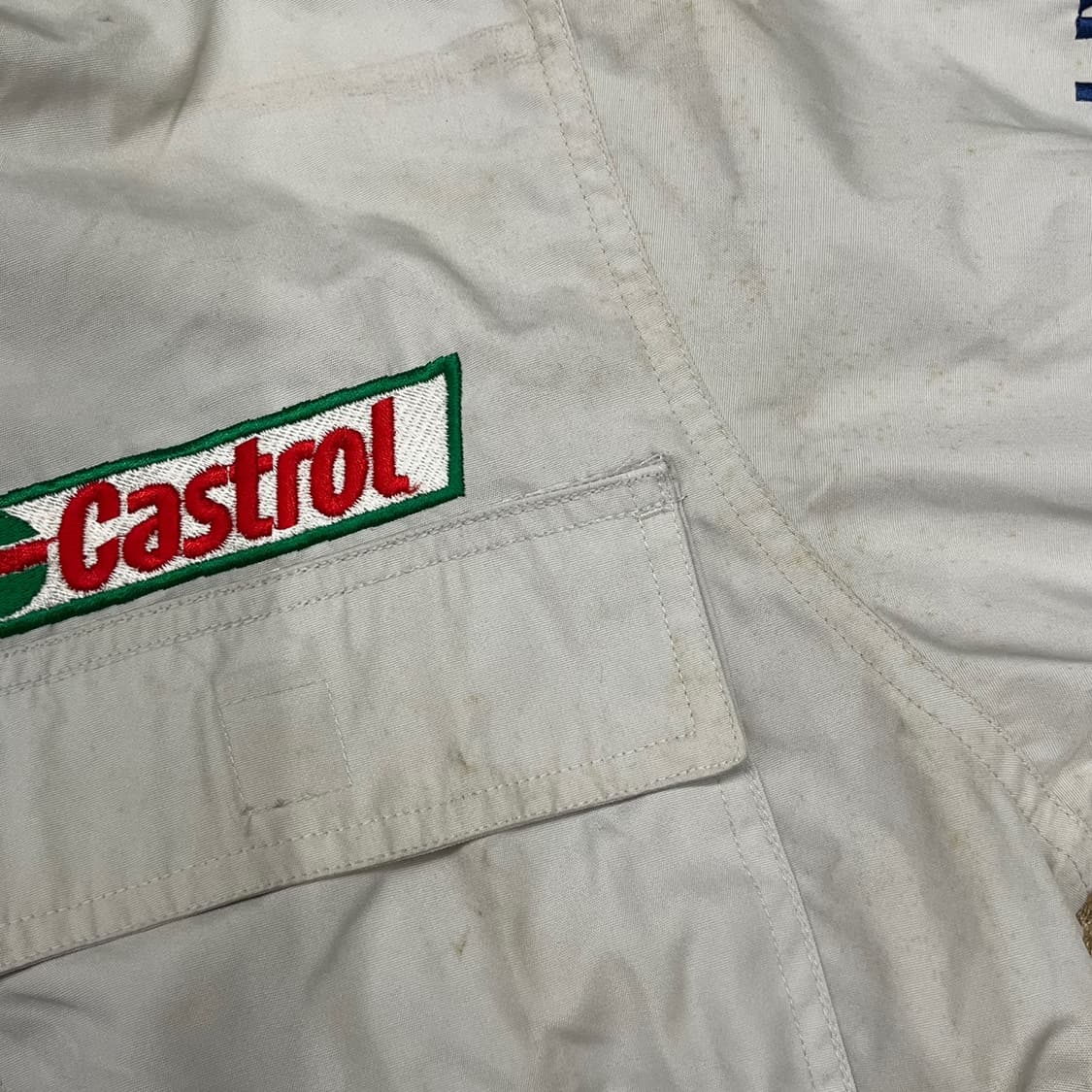 [ 정품/L ] Castrol 현대 빈티지 레이싱 자켓 b16 상품이미지6