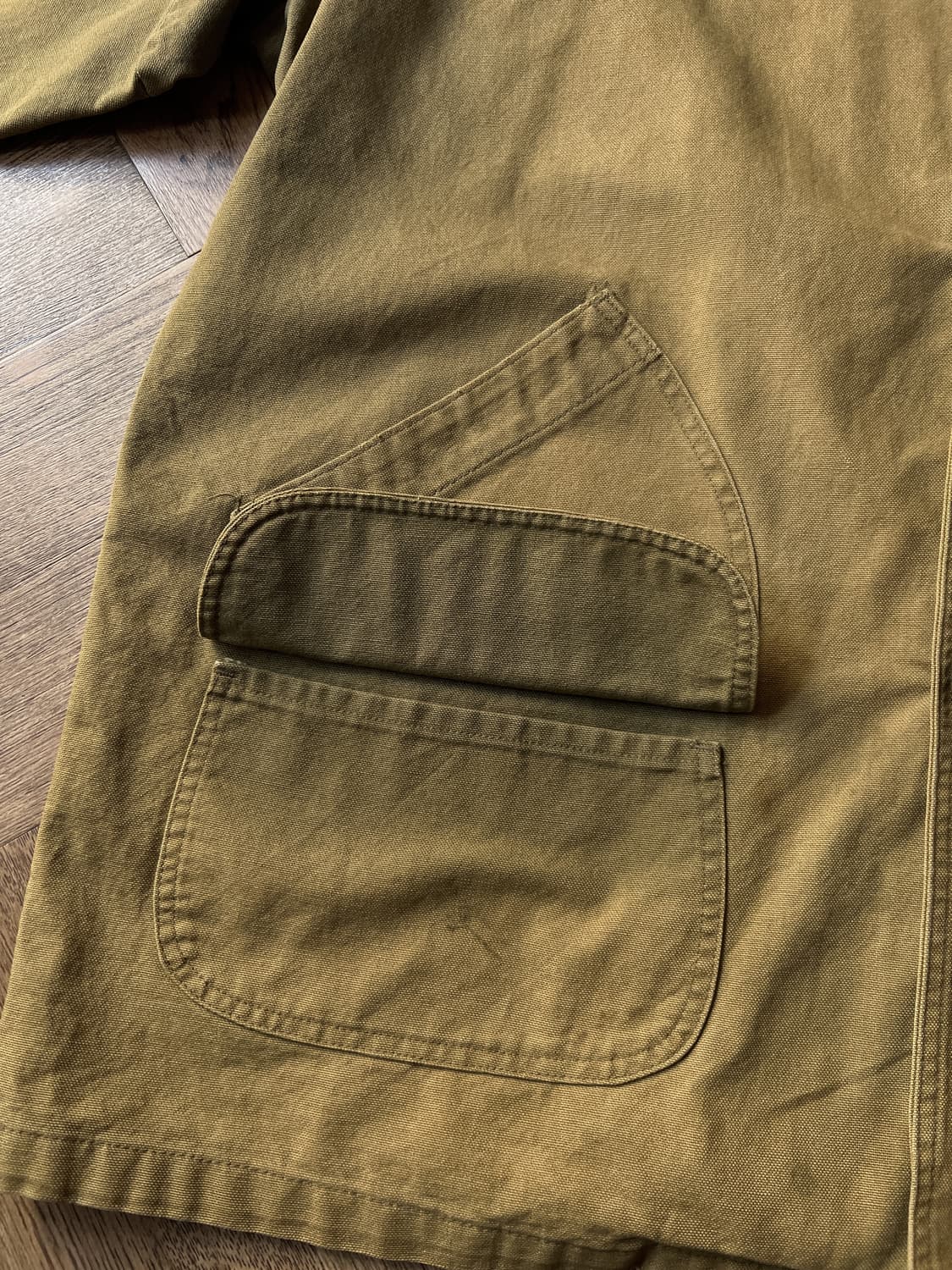 [2XL]90's 엘엘빈 Made in USA 썬페이딩 헌팅 자켓 상품이미지4