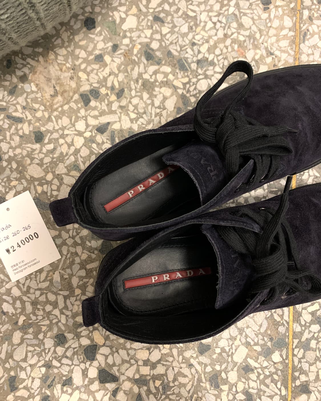 프라다 스포츠 스웨이드 스니커즈 상품이미지6