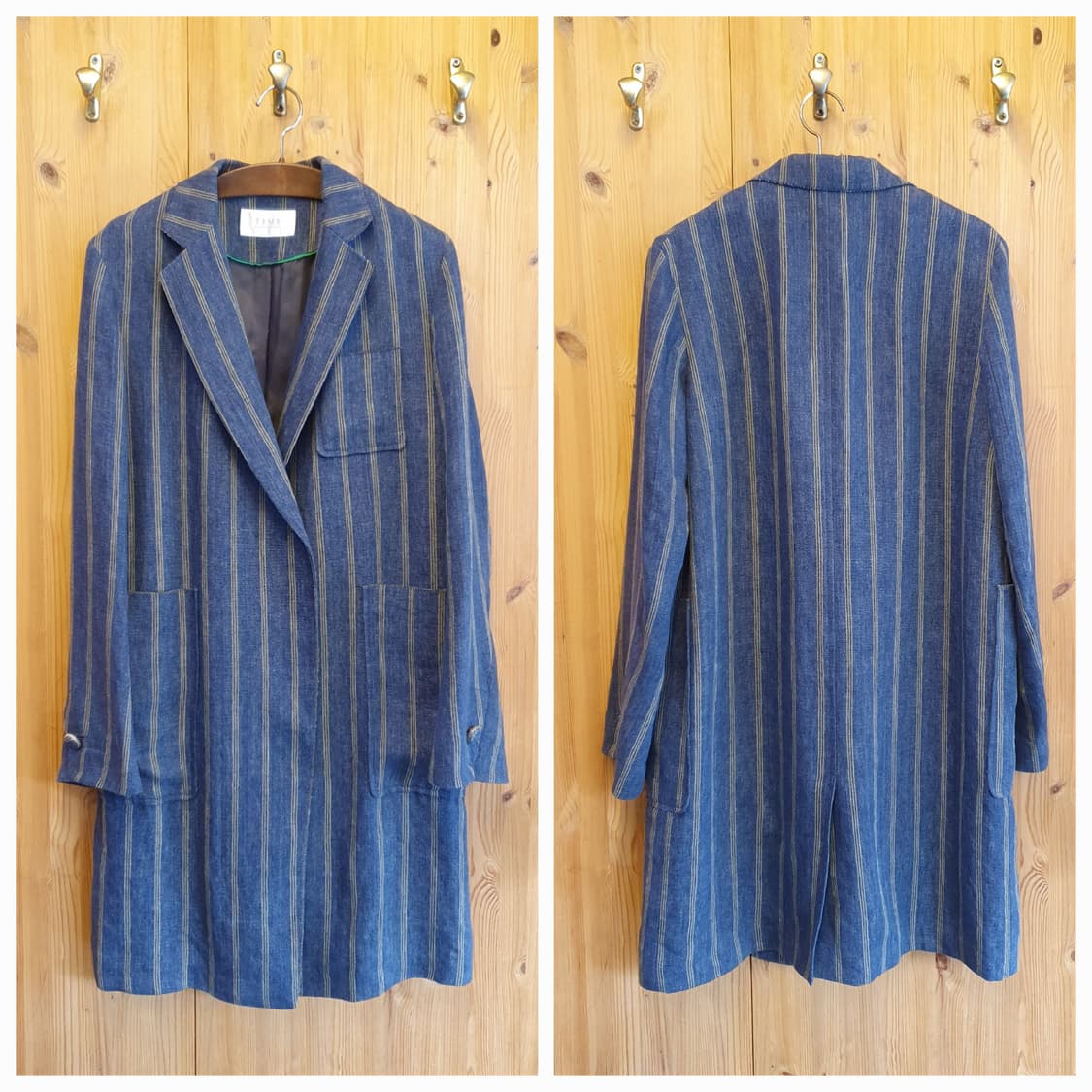 66/77.타임 오픈 린넨코트 상품이미지1