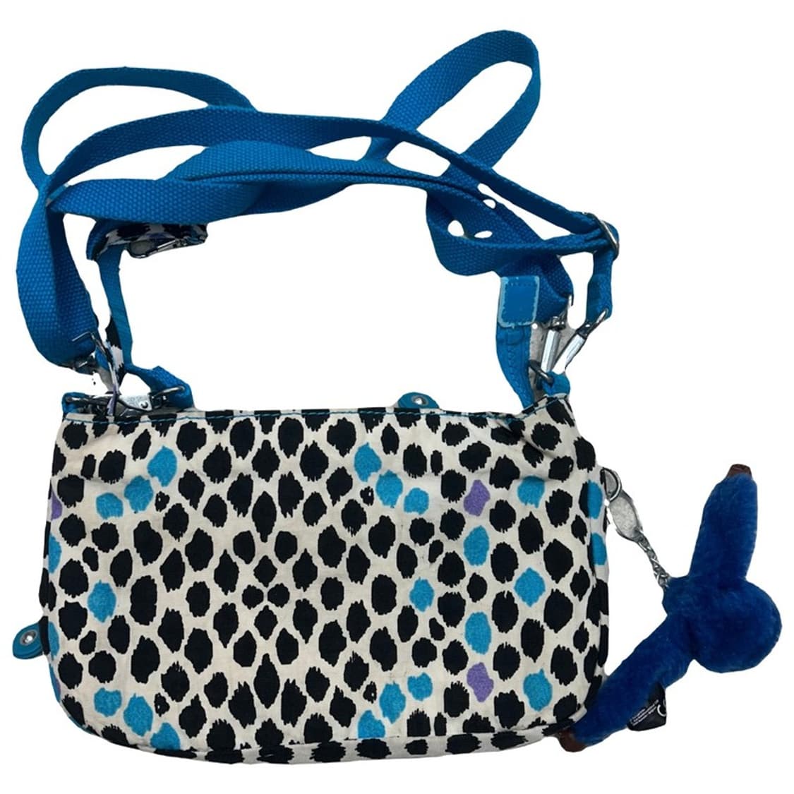 키플링 아바누 미디엄 큐리어스 레오파드 크로스백 블루 상품이미지9