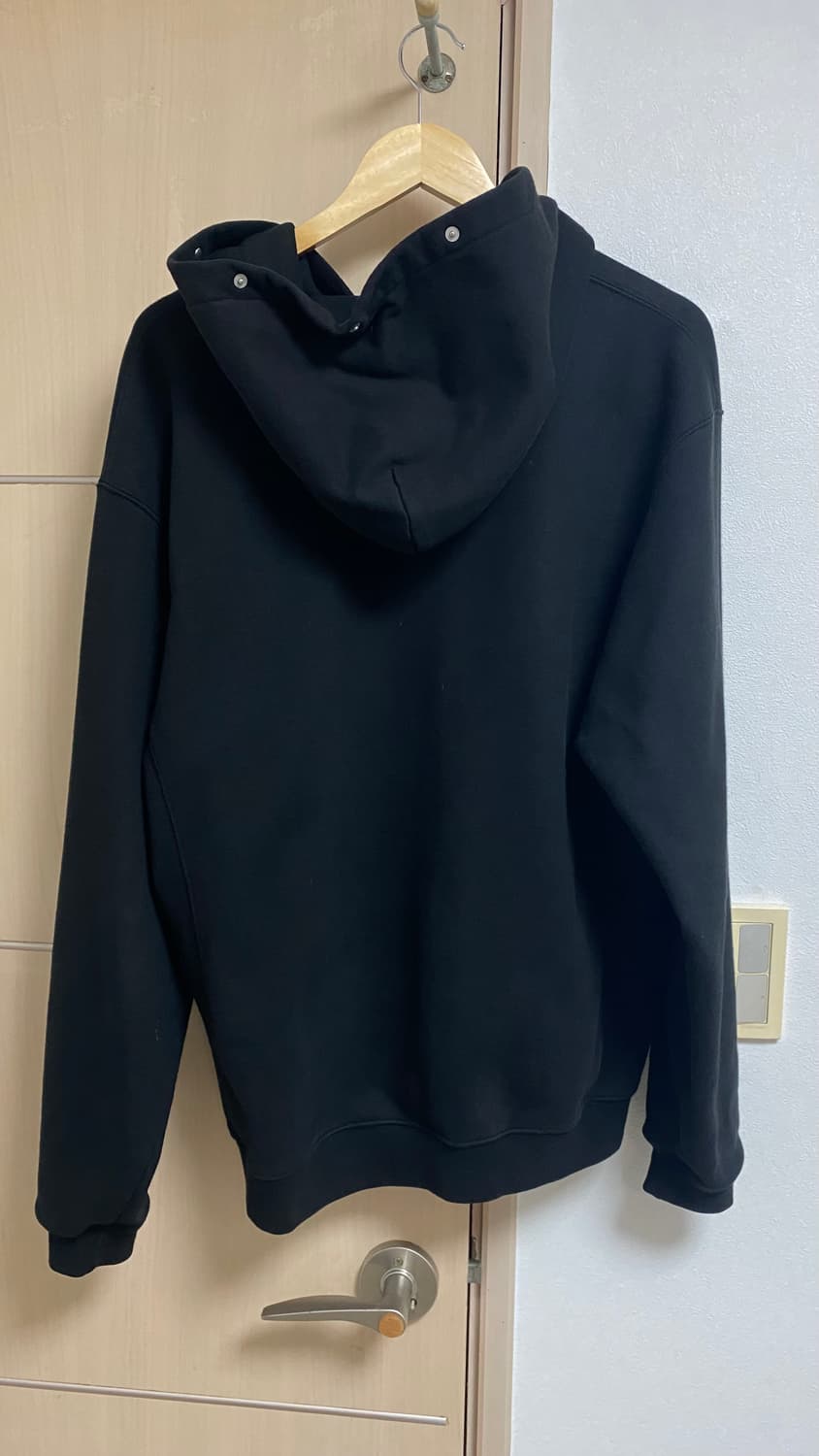 [M] 컴퓨터 포맷 스터드 집업 후디 블랙 상품이미지2