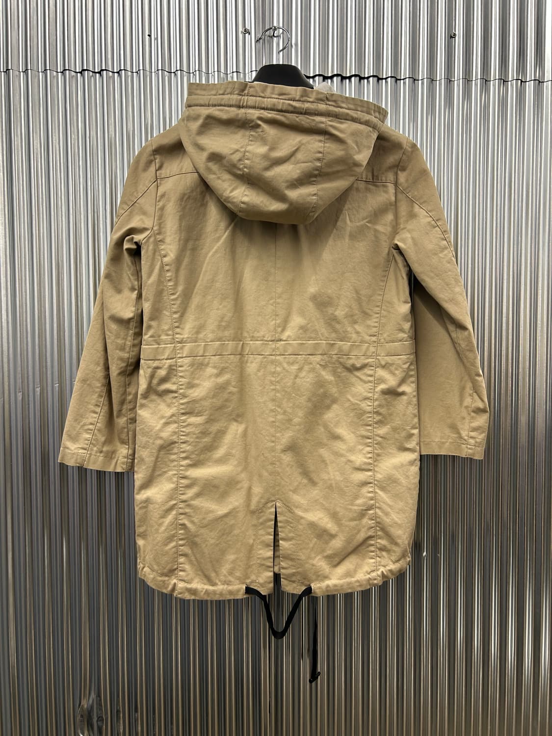 AJ 아르마니 후드 코트 베이지 상품이미지4