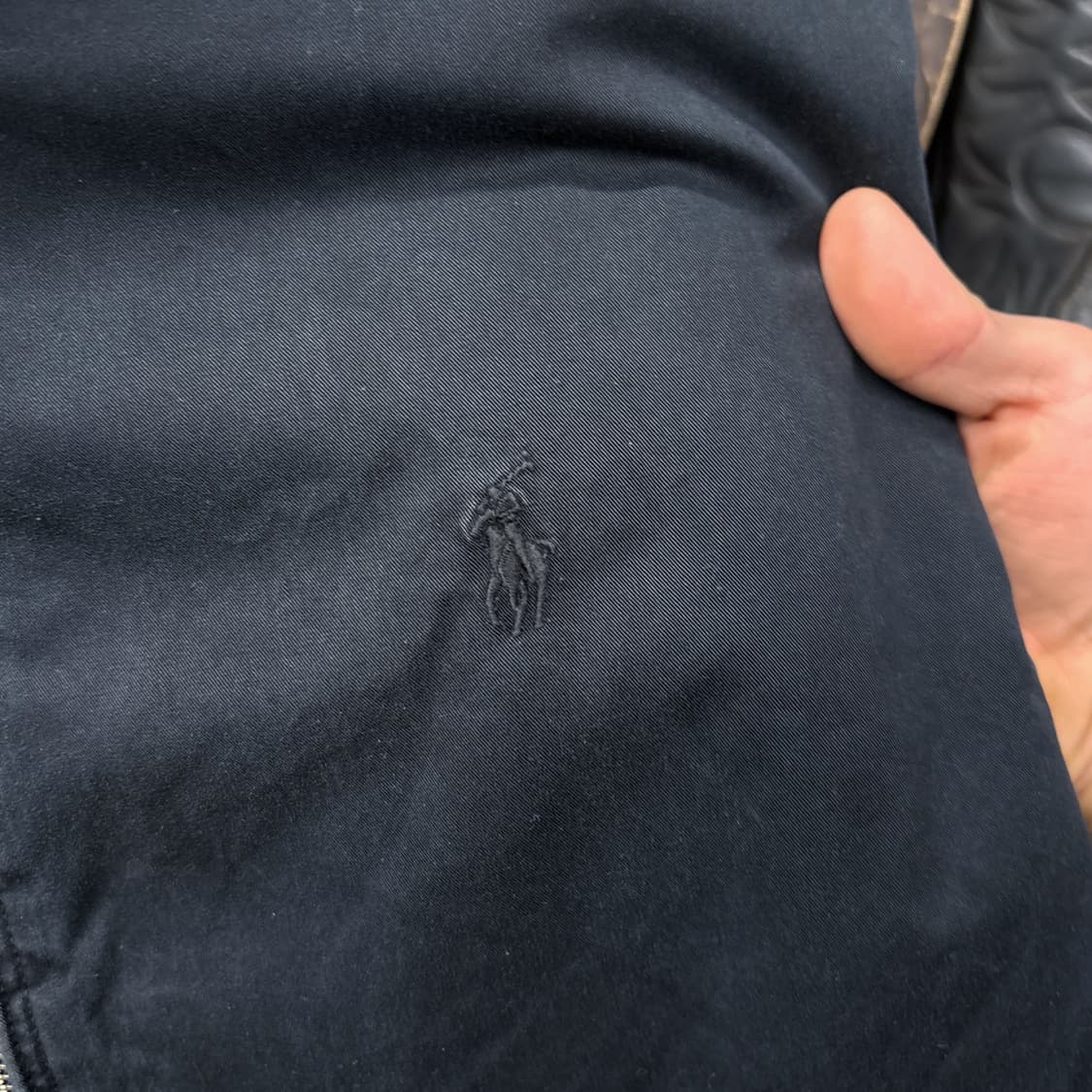 신형라벨 폴로 랄프로렌 블랙와치 헤링턴 스윙자켓 빈티지워싱 블랙 N691 상품이미지5