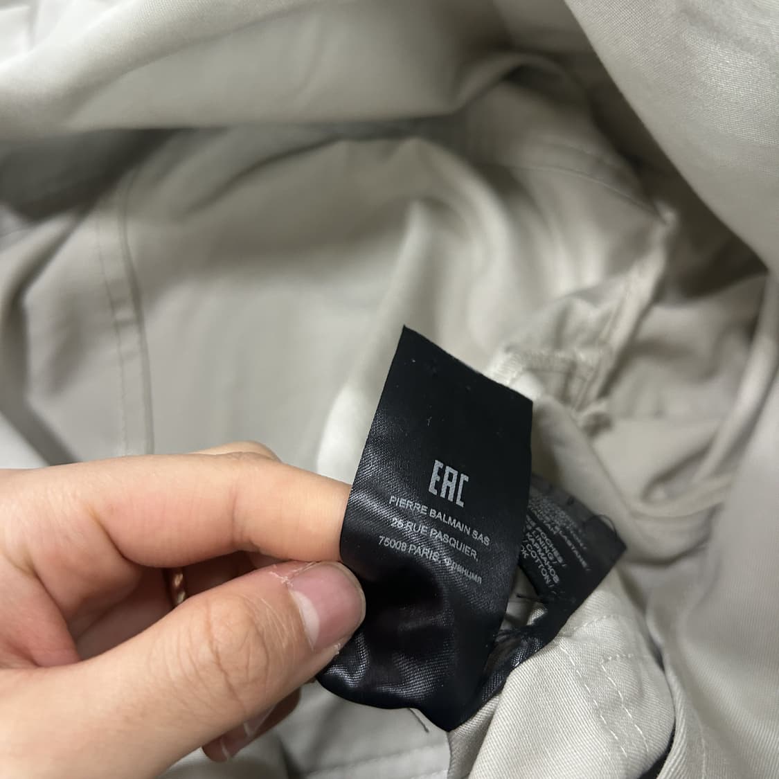 버버리 베이지 반팔 트렌치 원피스 s 상품이미지2