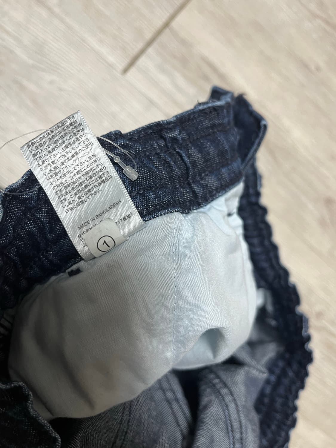 GU(지유) 와이드핏 카고 진 상품이미지3