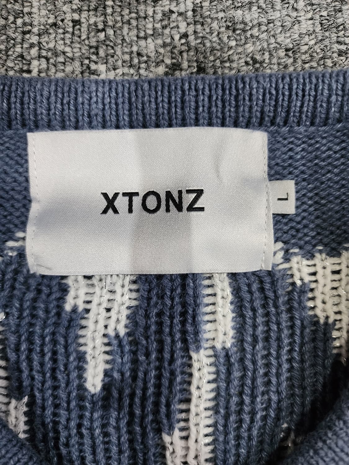 엑스톤즈 셀즈 니트 투웨이 집업 L 상품이미지4