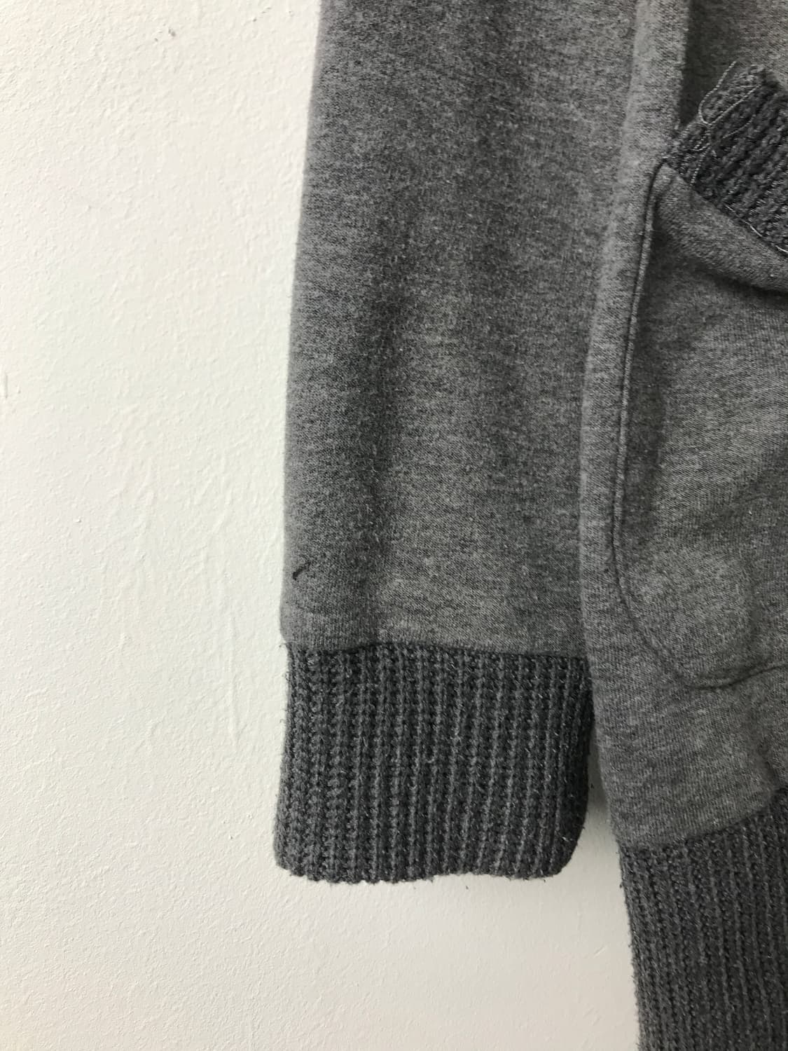 'ESTACOT' Gray Y2k Zip Up Hoodie 상품이미지8