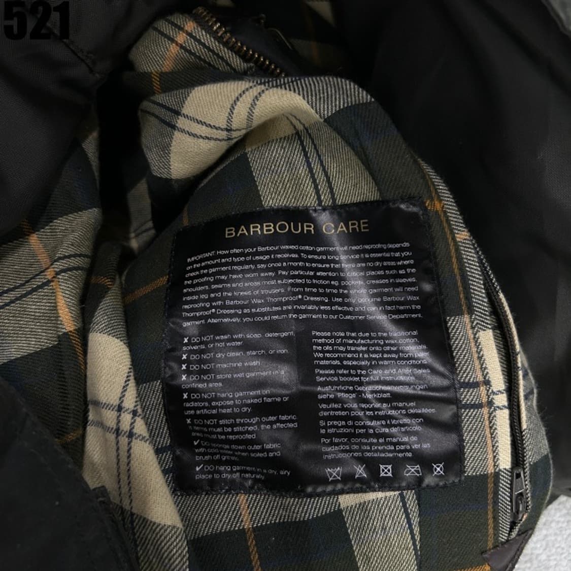 바버 카라 자켓  상품이미지3