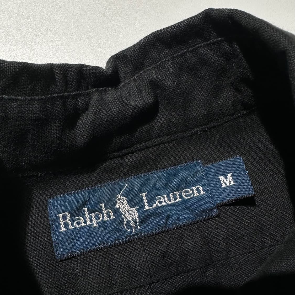 폴로 랄프로렌 PRL 로고 셔츠 블랙 상품이미지4