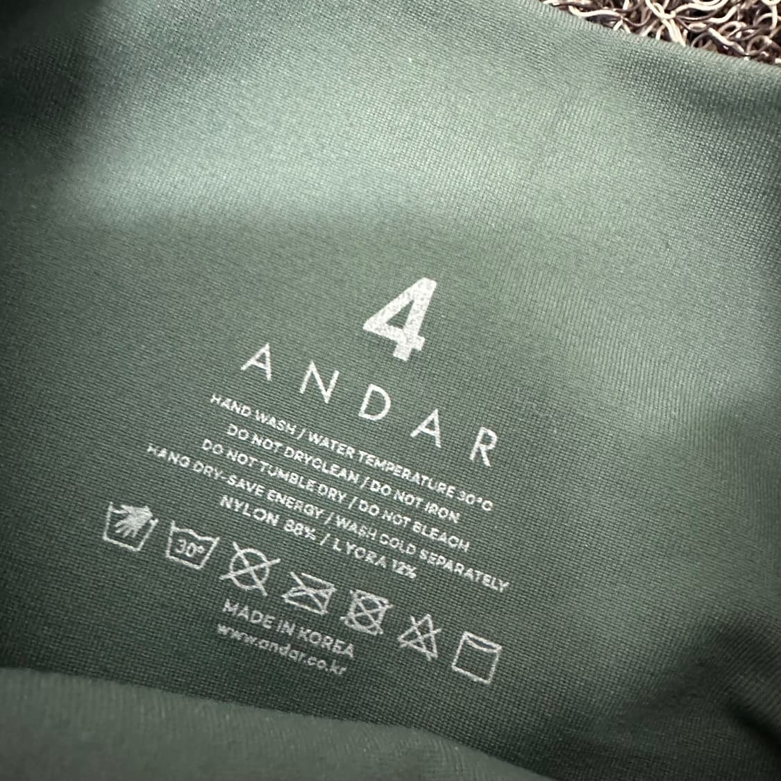 [새상품] andar 안다르 여성 레깅스 필라테스 운동복 4사이즈 상품이미지4