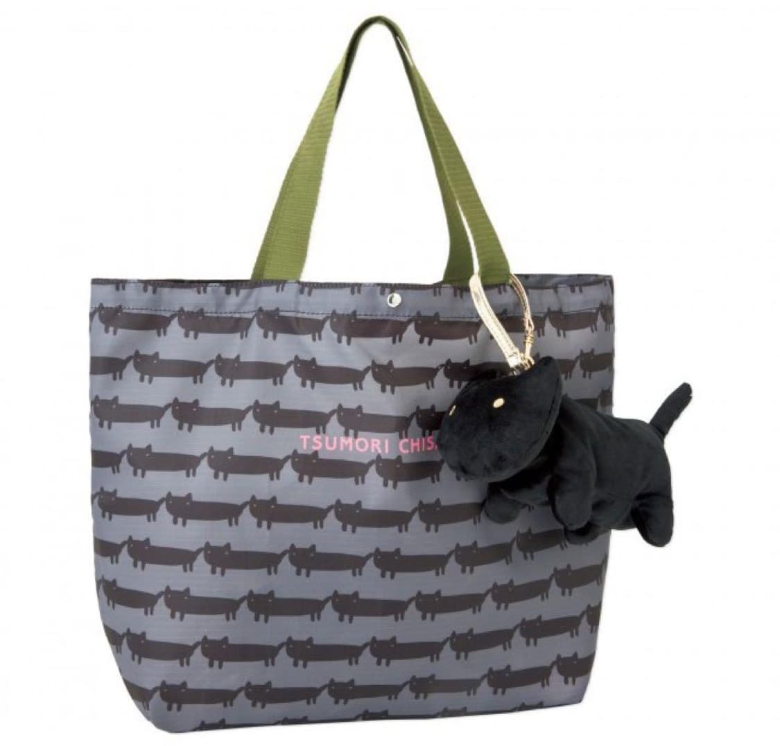 츠모리 치사토 고양이 토트백+고양이 파우치 상품이미지1