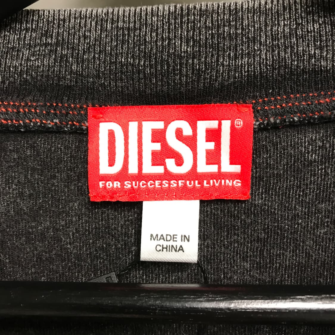 디젤 피그먼트 긴팔 티셔츠 XL 상품이미지6