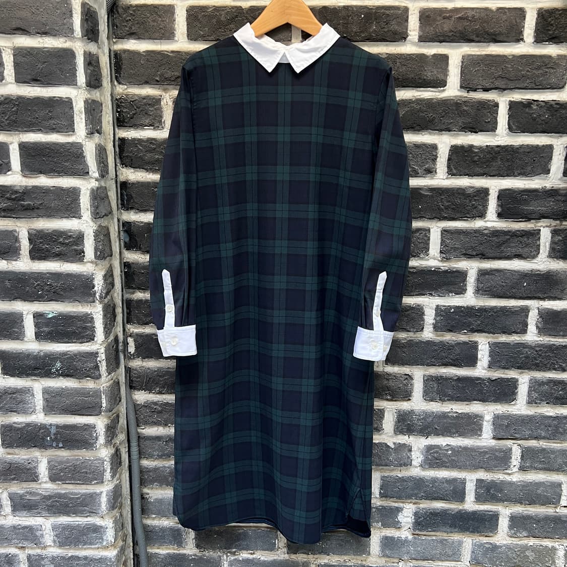 BEAMS BOY 블랙와치 원피스 상품이미지1