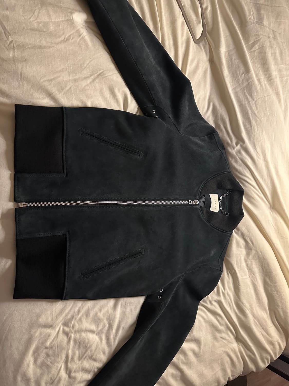 SANDRO PARIS 스웨이드 블루종 (S 사이즈) 상품이미지2