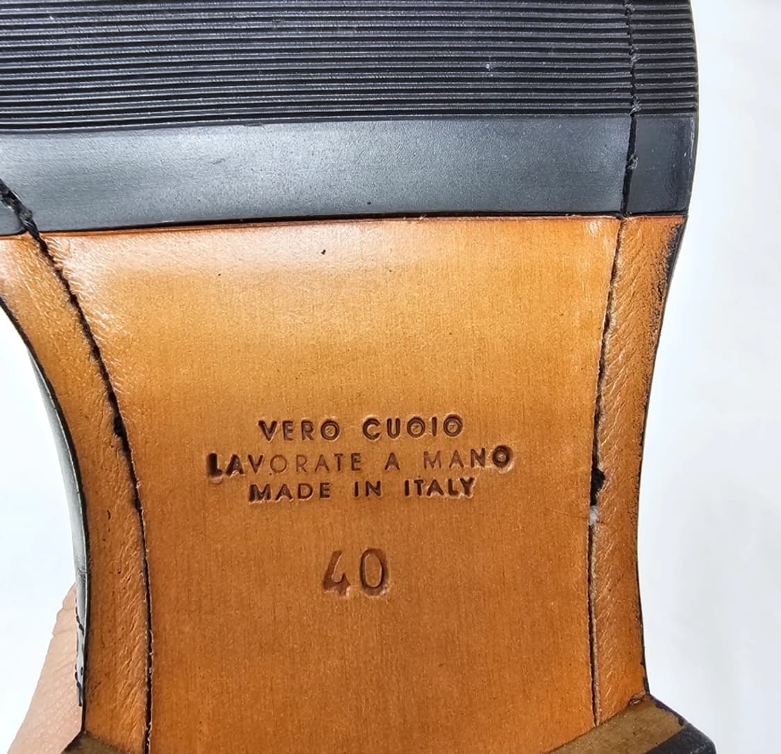 버버리 남성 수제 가죽 구두 40 (255mm) 상품이미지10