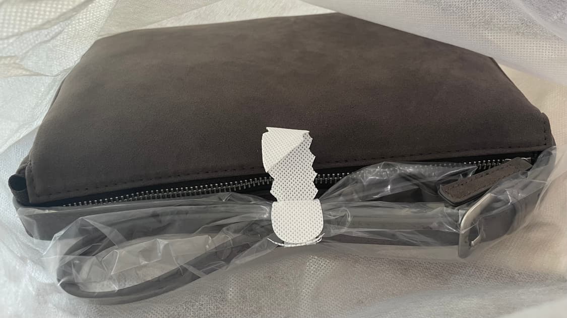 (새상품) 98도씨 NEAH 파베 스웨이드 숄더백 크로스백 애쉬차콜 상품이미지10