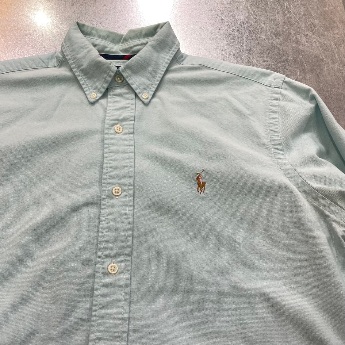 (M) POLO 폴로 랄프로렌 솔리드 셔츠 클래식핏 상품이미지7