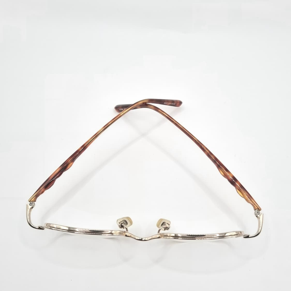 데드스탁   티타늄 반무테 골드 안경테  292 상품이미지8