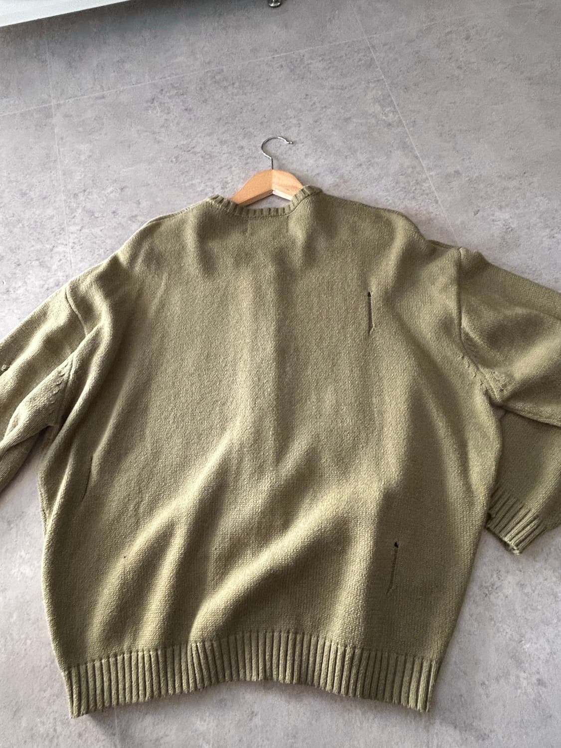 엑스톤즈니트 직업 카키 상품이미지3